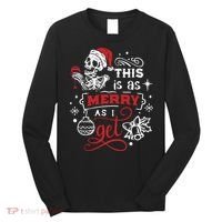 Dead Inside Skeleton Christmas Dancing Skeleton Christmas Long Sleeve Shirt thumb 0