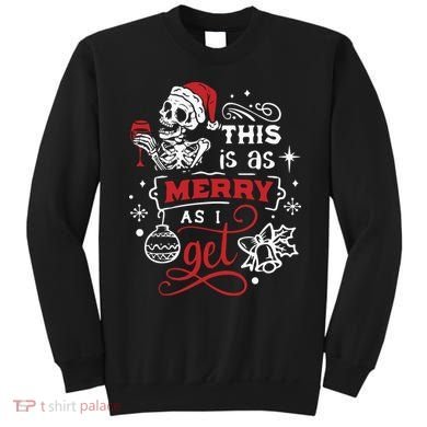 Dead Inside Skeleton Christmas Dancing Skeleton Christmas Sweatshirt