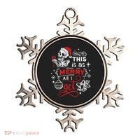 Dead Inside Skeleton Christmas Dancing Skeleton Christmas Ornament thumb 0