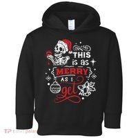 Dead Inside Skeleton Christmas Dancing Skeleton Christmas Toddler Hoodie thumb 0