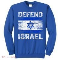 Defend Israel Support Israel I Stand With Israel Israel Flag Sweatshirt thumb 0