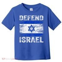Defend Israel Support Israel I Stand With Israel Israel Flag Toddler T-Shirt thumb 0