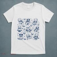 Dogs In Space Retro Dog Moon 90s T-Shirt thumb 5