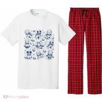 Dogs In Space Retro Dog Moon 90s Pajama Set thumb 0