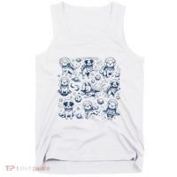 Dogs In Space Retro Dog Moon 90s Tank Top thumb 0