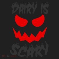 Dairy Is Scary Halloween Scary Face Horror Women's Sweatshirt thumb 2
