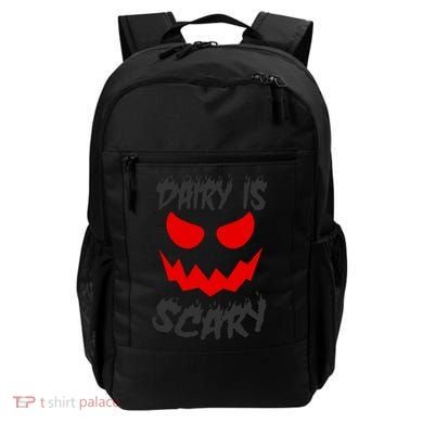 Dairy Is Scary Halloween Scary Face Horror Backpack