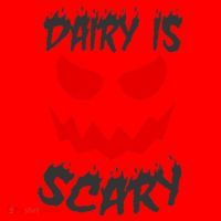 Dairy Is Scary Halloween Scary Face Horror Santa Hat thumb 1