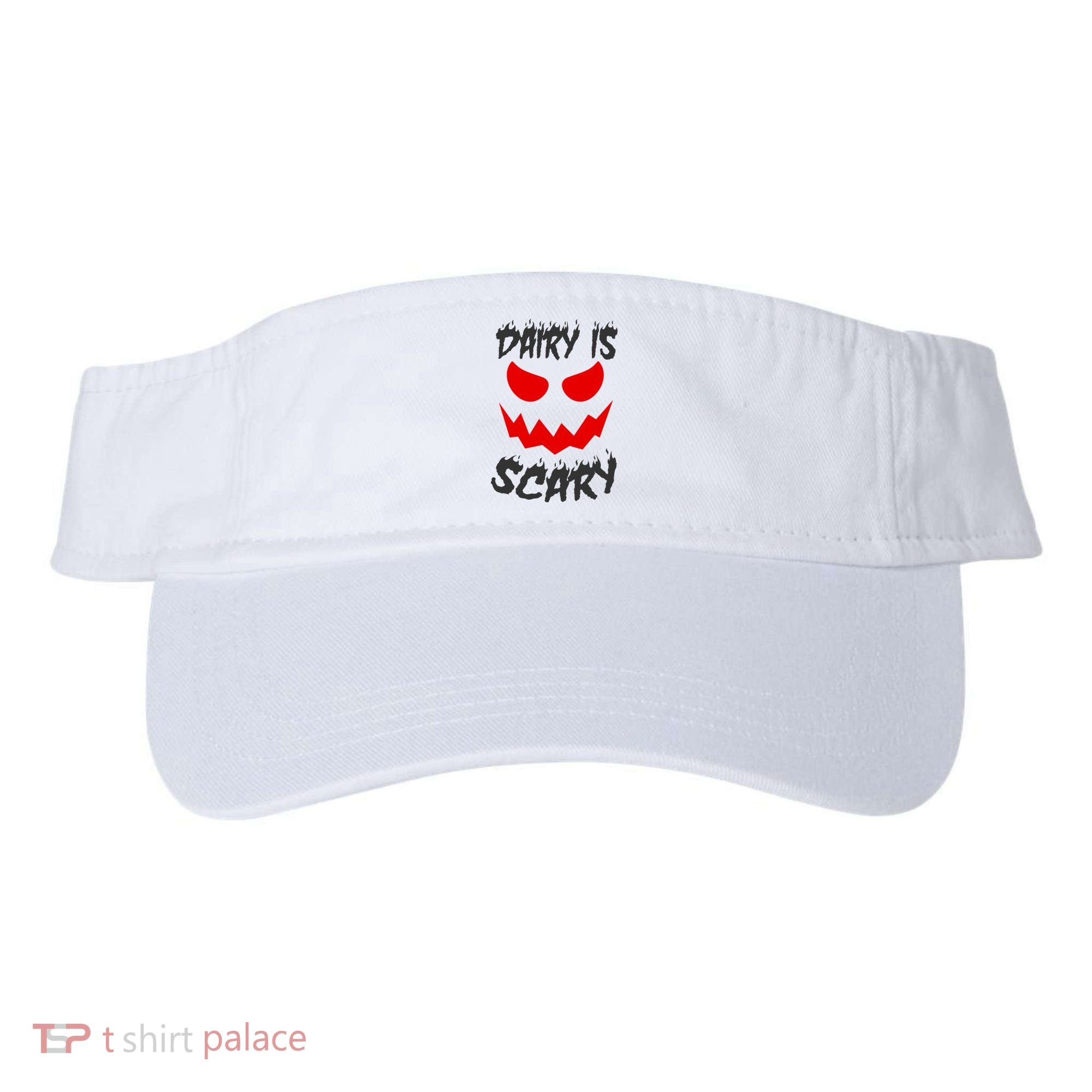 Dairy Is Scary Halloween Scary Face Horror Visor