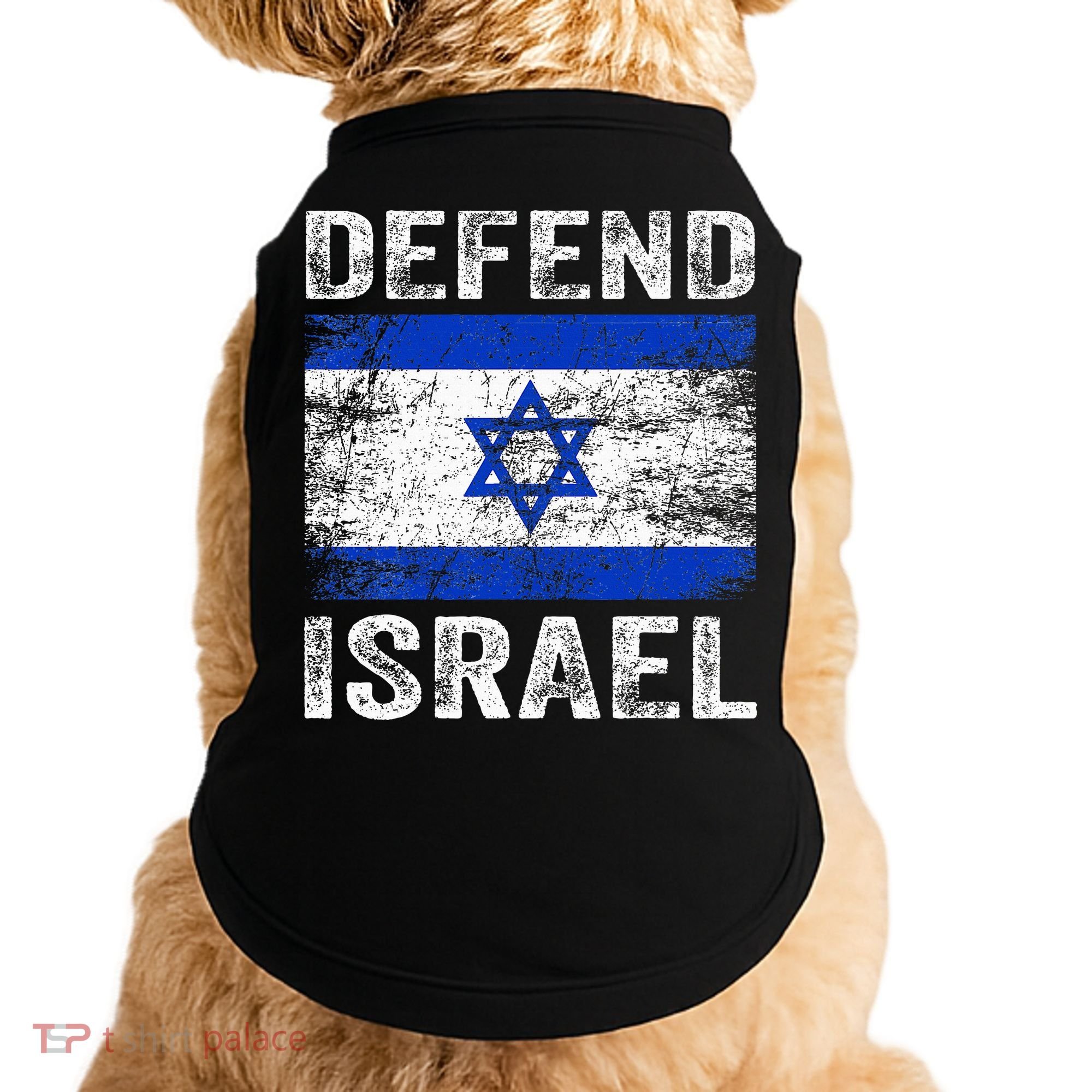 Defend Israel Support Israel I Stand With Israel Israel Flag Doggie Tank