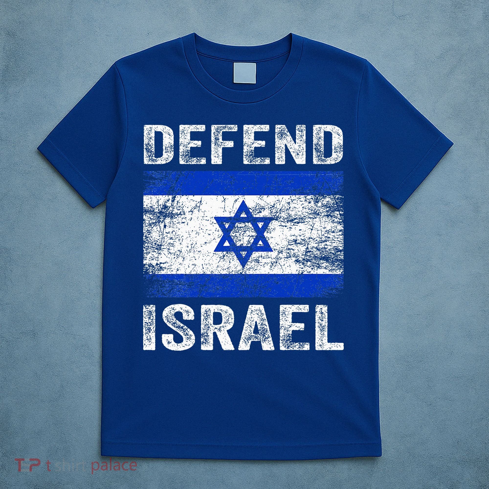 Defend Israel Support Israel I Stand With Israel Israel Flag T-Shirt