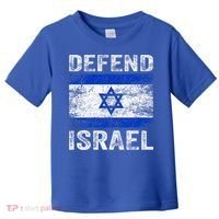 Defend Israel Support Israel I Stand With Israel Israel Flag Toddler T-Shirt thumb 0