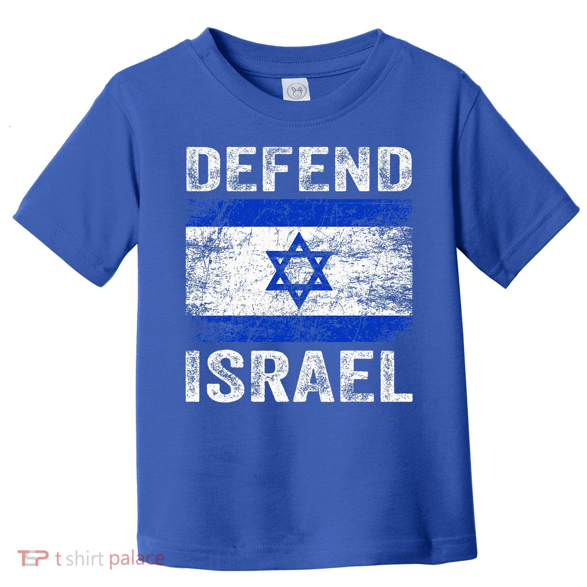 Defend Israel Support Israel I Stand With Israel Israel Flag Toddler T-Shirt