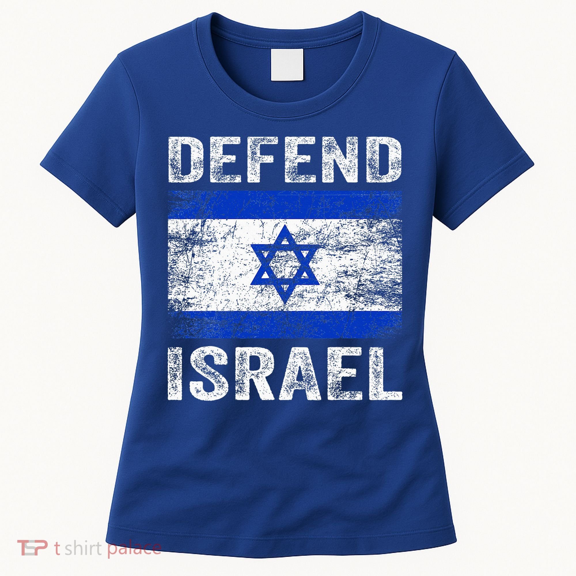 Defend Israel Support Israel I Stand With Israel Israel Flag Women's T-Shirt