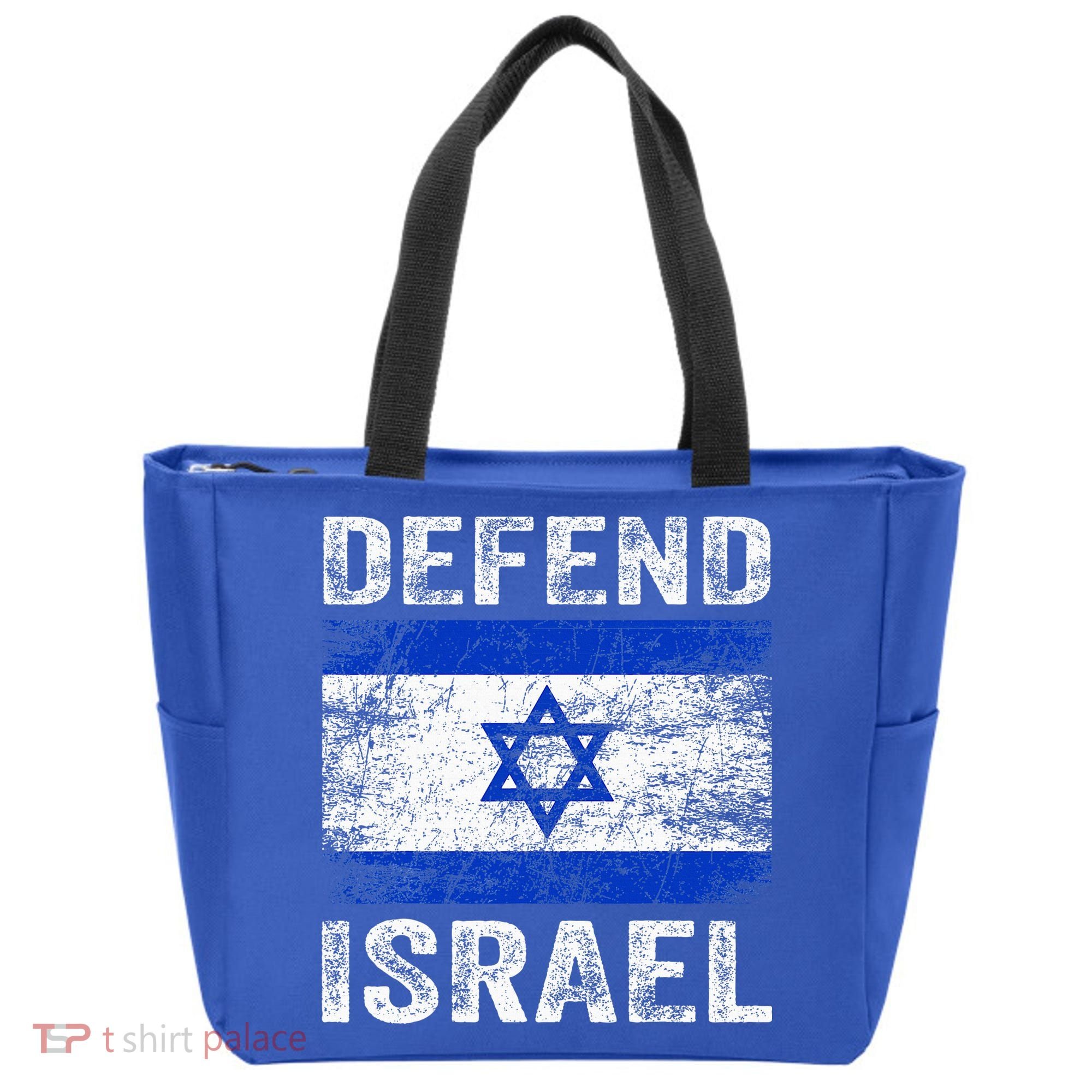 Defend Israel Support Israel I Stand With Israel Israel Flag Tote Bag