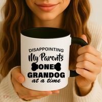 Disappointing My Parents One Grandog At A Time Coffee Mug thumb 3