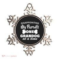 Disappointing My Parents One Grandog At A Time Ornament thumb 0