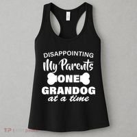 Disappointing My Parents One Grandog At A Time Women's Tank Top thumb 3