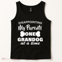 Disappointing My Parents One Grandog At A Time Tank Top thumb 2