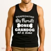Disappointing My Parents One Grandog At A Time Tank Top thumb 3