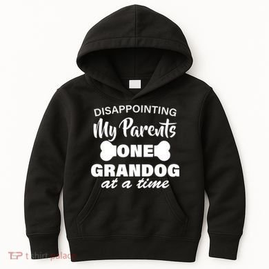 Disappointing My Parents One Grandog At A Time Kids Hoodie