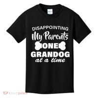 Disappointing My Parents One Grandog At A Time Kids T-Shirt thumb 0