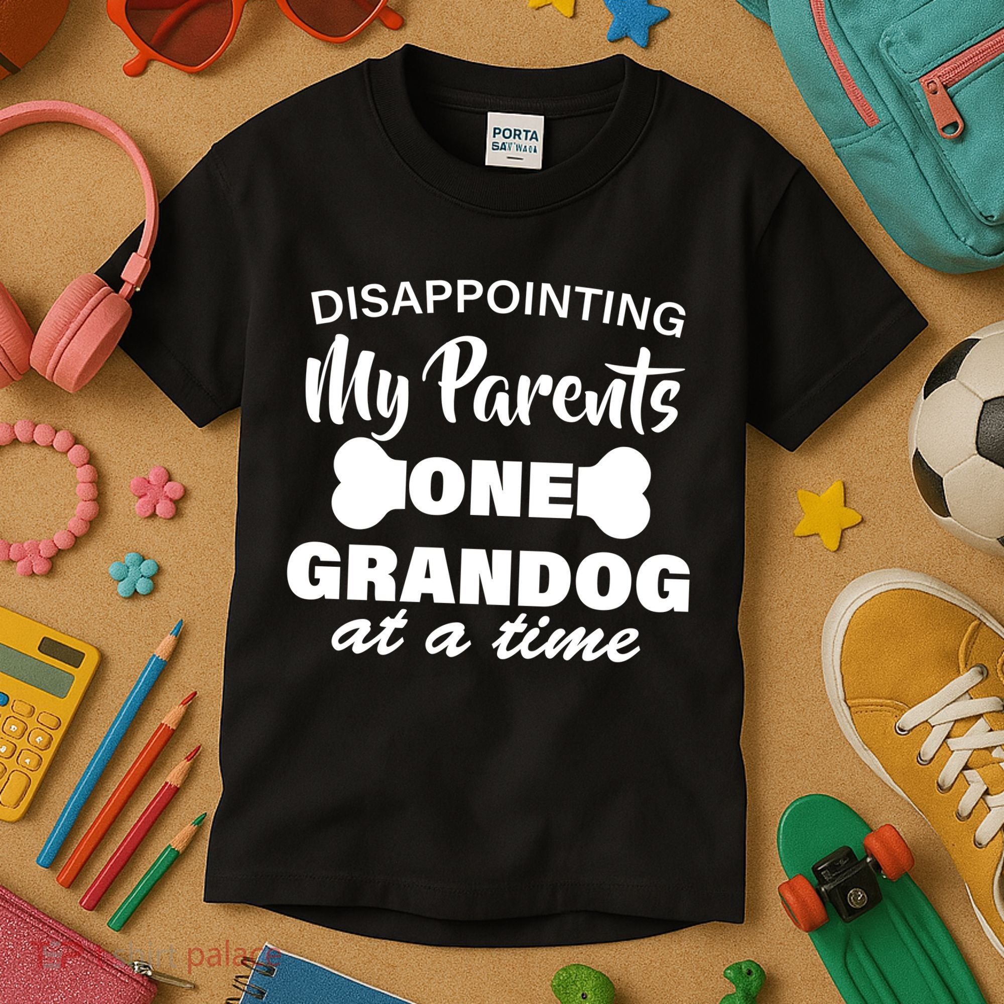 Disappointing My Parents One Grandog At A Time Kids T-Shirt