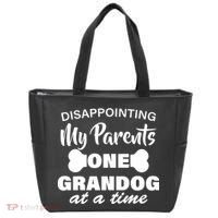 Disappointing My Parents One Grandog At A Time Tote Bag thumb 0