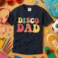 Disco Dad Kids T-Shirt thumb 3