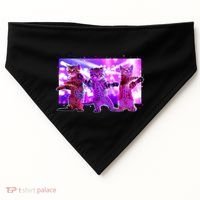 Disco Dance Party Cats USA-Made Doggie Bandana thumb 0