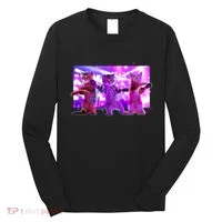 Disco Dance Party Cats Long Sleeve Shirt thumb 0