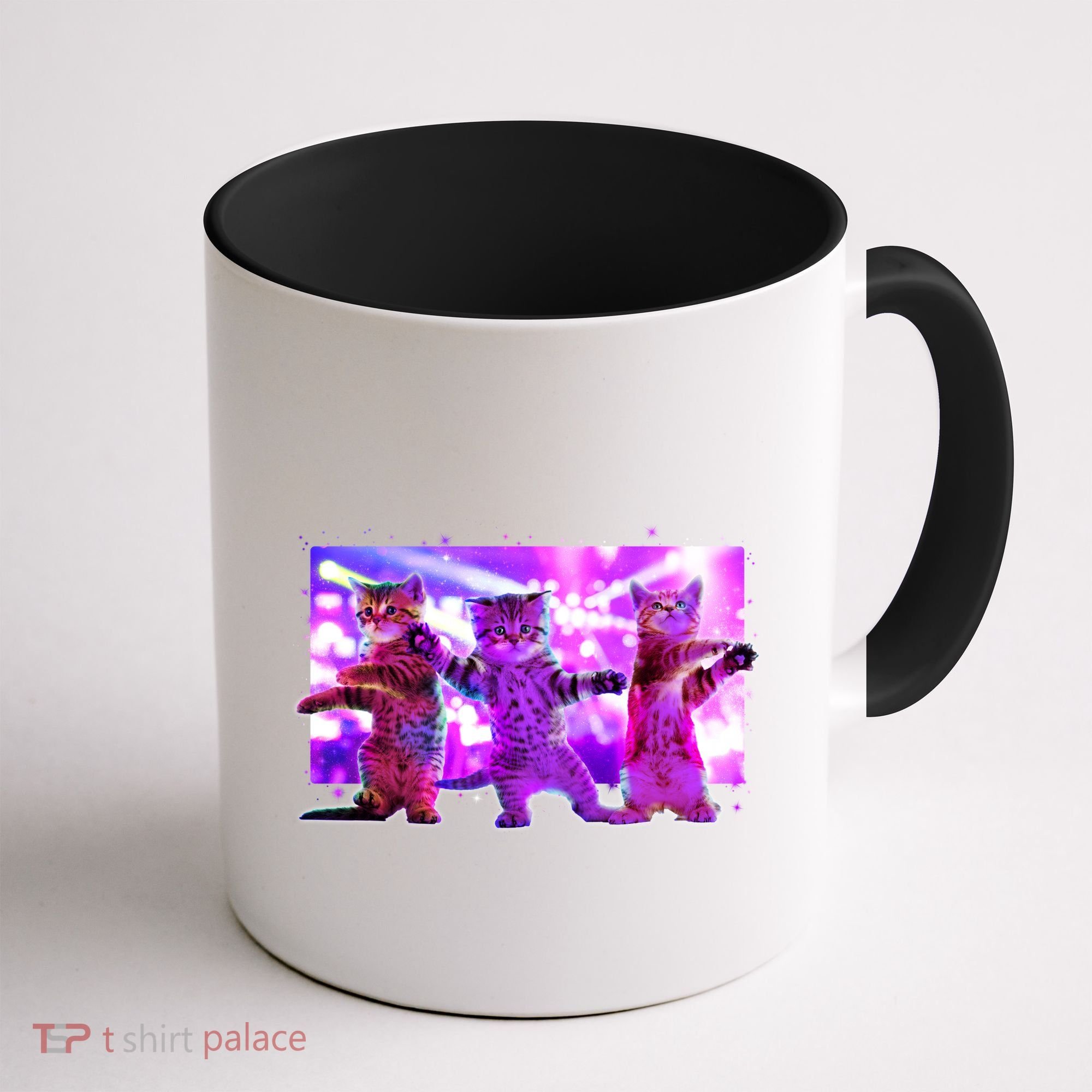 Disco Dance Party Cats Coffee Mug