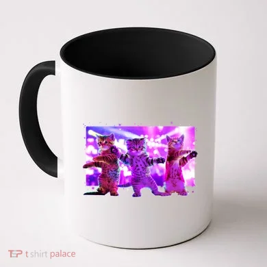 Disco Dance Party Cats Coffee Mug