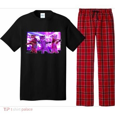 Disco Dance Party Cats Pajama Set