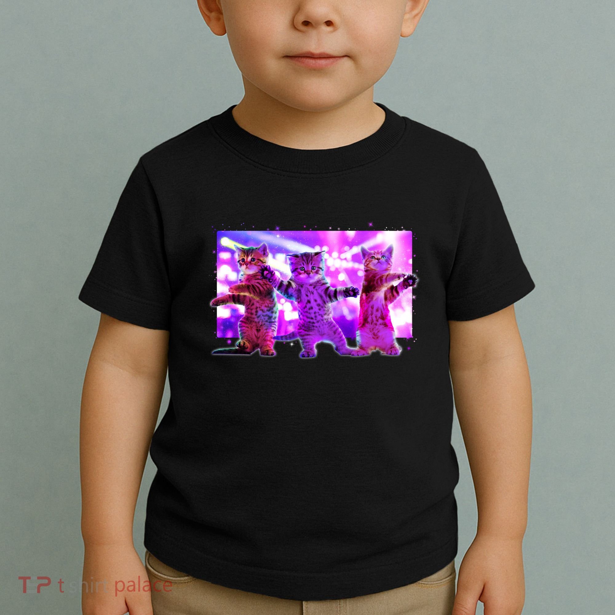 Disco Dance Party Cats Toddler T-Shirt