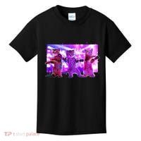 Disco Dance Party Cats Kids T-Shirt thumb 0