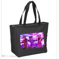 Disco Dance Party Cats Tote Bag thumb 2