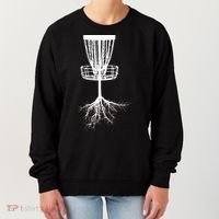 Disk Golf Tree Roots Funny Sports Women's Sweatshirt thumb 0