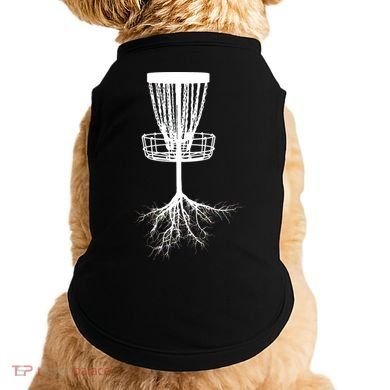 Disk Golf Tree Roots Funny Sports Doggie Tank