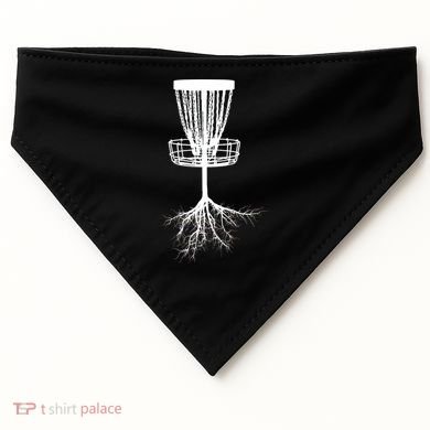 Disk Golf Tree Roots Funny Sports USA-Made Doggie Bandana