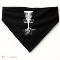 Disk Golf Tree Roots Funny Sports USA-Made Doggie Bandana thumb 0
