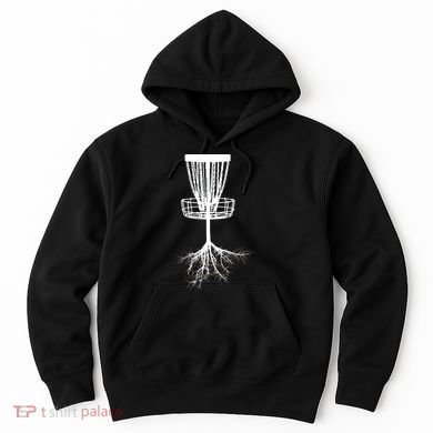 Disk Golf Tree Roots Funny Sports Hoodie