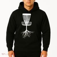 Disk Golf Tree Roots Funny Sports Hoodie thumb 2