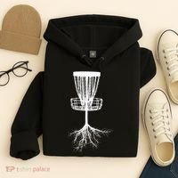 Disk Golf Tree Roots Funny Sports Hoodie thumb 4
