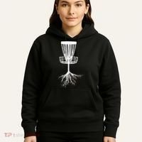 Disk Golf Tree Roots Funny Sports Hoodie thumb 5