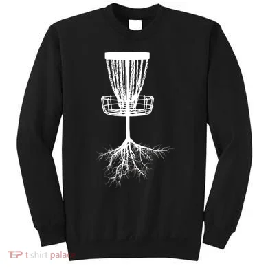 Disk Golf Tree Roots Funny Sports Sweatshirt