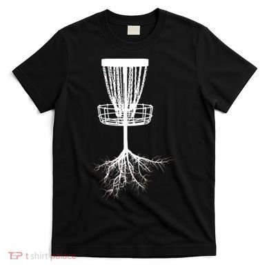 Disk Golf Tree Roots Funny Sports T-Shirt