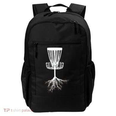 Disk Golf Tree Roots Funny Sports Backpack