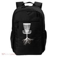 Disk Golf Tree Roots Funny Sports Backpack thumb 0