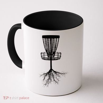 Disk Golf Tree Roots Funny Sports Coffee Mug